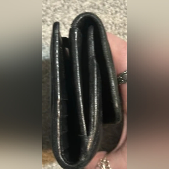 *GVY* MIU MIU Matelasse Gather Leather Bifold Wallet Black EUC++ - Picture 6 of 10